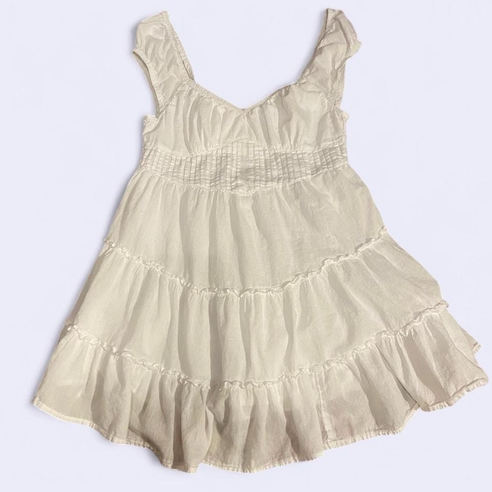 White flowy dress